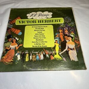 101 Strings Victor‎ Herbert LP NM Vinyl Pop Record Moonbeams Kiss Me Again
